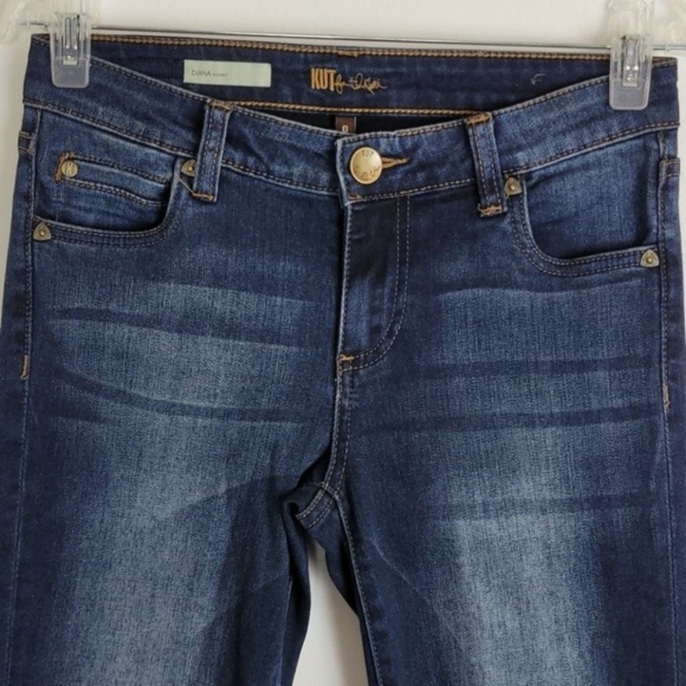Kut from the kloth Diana skinny jean Sz 0 - Picture 2 of 8